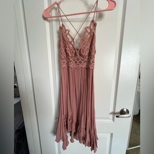 Free people. Blush pink dress